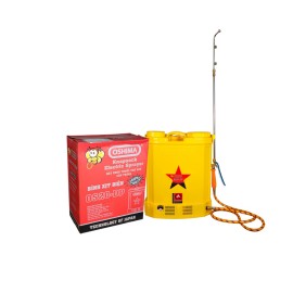Máy phun thuốc trừ sâu, côn trùng, Bình xịt điện Oshima OS20-DP-Bơm đôi Ắc qui 12V12AH.
